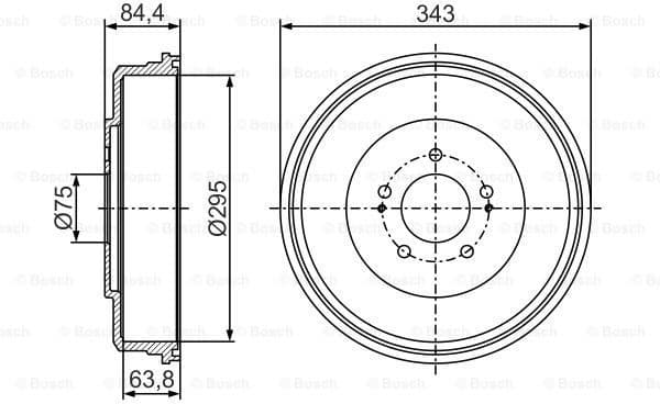 Brake Drum 0986477285 - image 5