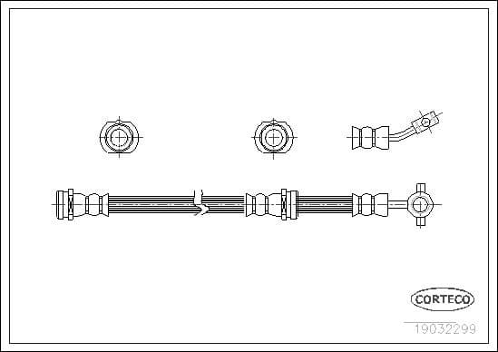 Brake Hose 19032299