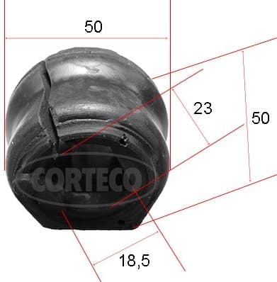 Mounting, stabiliser bar 49371890