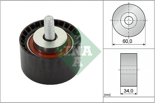 Deflection Pulley/Guide Pulley, timing belt 532088810