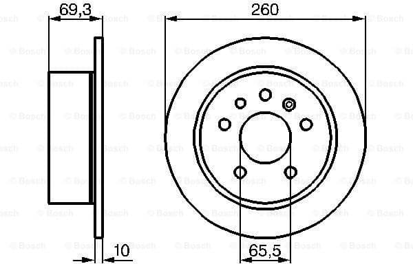 Brake Disc 0986478430