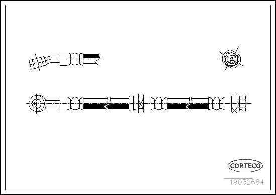 Brake Hose 19032684