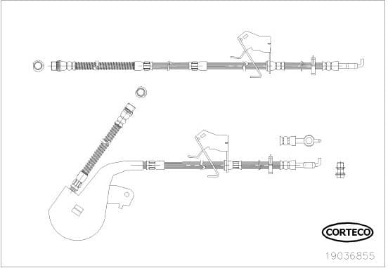 Brake Hose 19036855