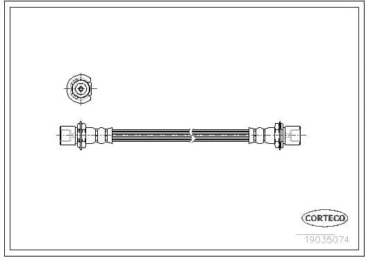 Brake Hose 19035074