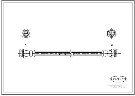 Brake Hose 19035046