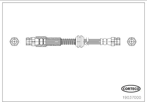 Brake Hose 19037000