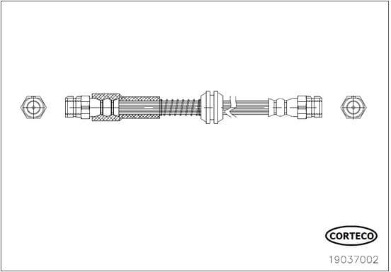 Brake Hose 19037002