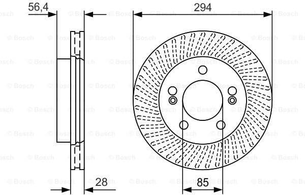 Brake Disc 0986479D32 - image 5