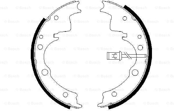 Brake Shoe Set 0986487375