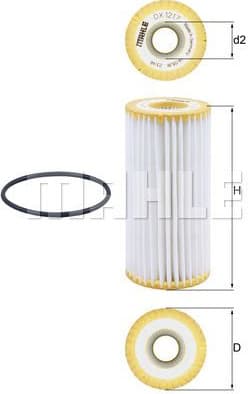 Filter oil OX1217D