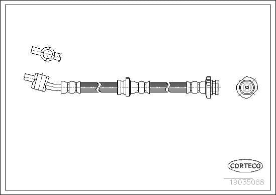 Brake Hose 19035088