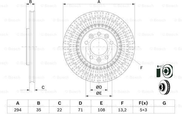 Brake Disc 0986479E32 - image 5