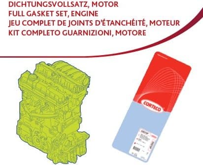 Full Gasket Kit, engine 437999P