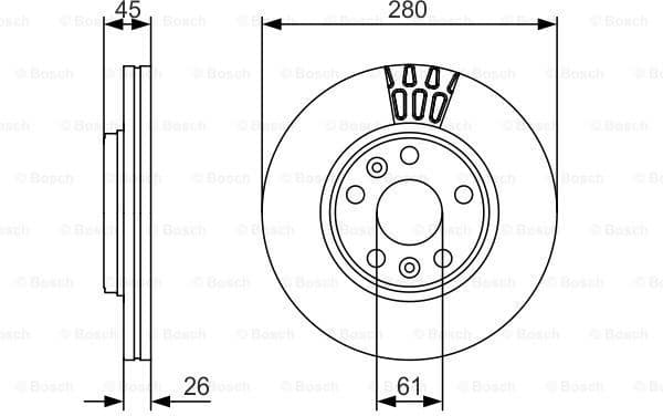 Brake Disc 0986479576