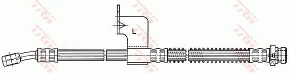 Brake Hose PHD619 - image 2
