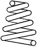 Suspension Spring 996 584 - image 2