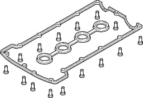 Gasket Set, cylinder head cover 569.860