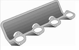 Gasket, exhaust manifold 460325P
