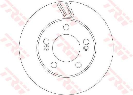 Brake Disc TRW SINGLE DF6878S