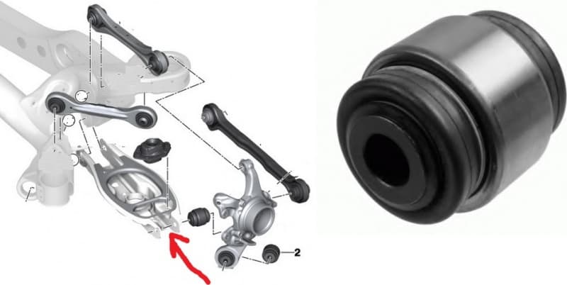 Silentblock rear axle T405866 - image 4