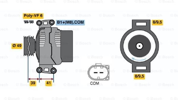 Alternator 0986046130