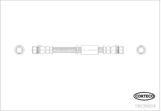 Brake Hose 19036604