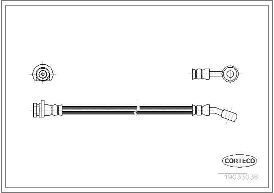 Brake Hose 19033036