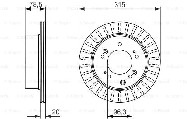 Brake Disc 0986479793 - image 5