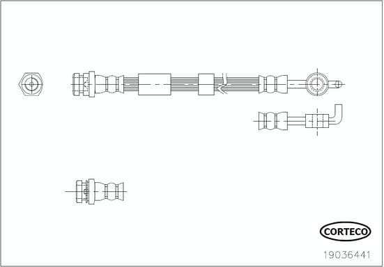 Brake Hose 19036441