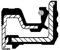 Shaft Seal, differential 12036895B