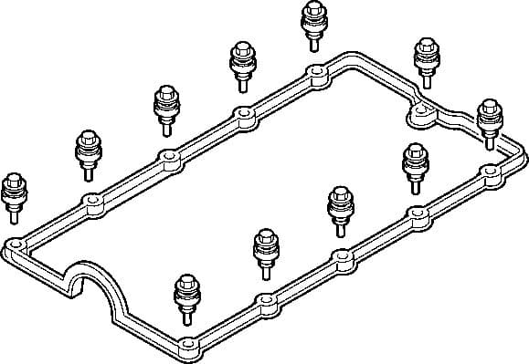 Gasket valve cover 388.930