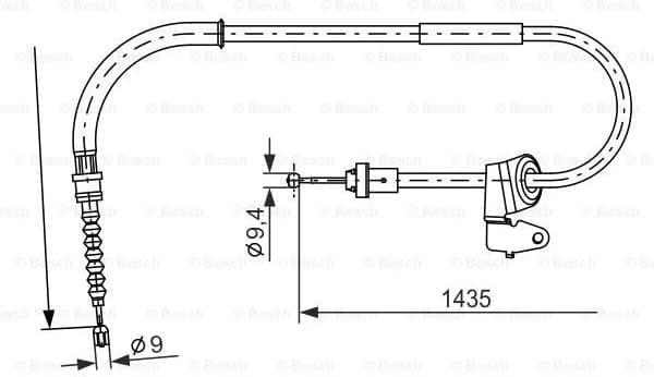 Cable Pull, parking brake 1987482230