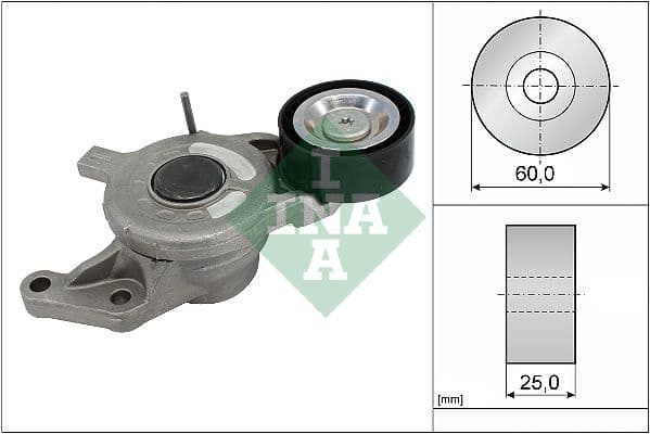 Belt Tensioner, V-ribbed belt 534065710
