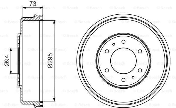 Brake Drum 0986477232
