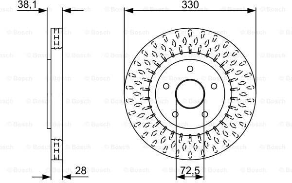 Brake Disc 0986479V85