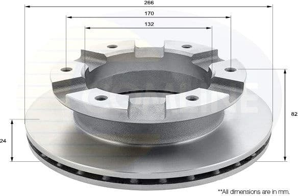Brake Disc COATED ADC0386V