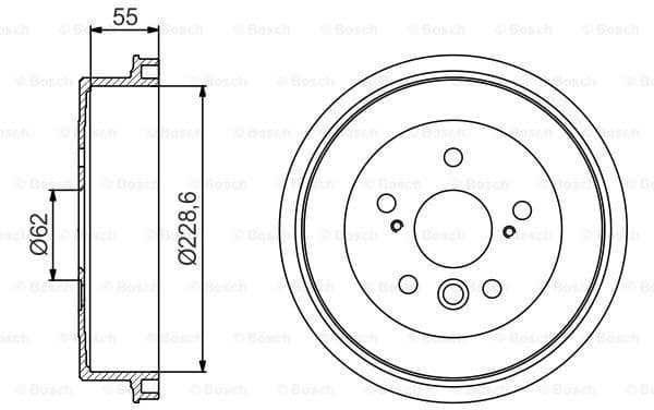 Brake Drum 0986477168