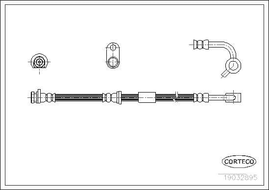 Brake Hose 19032895