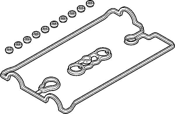 Gasket Set, cylinder head cover 658.180