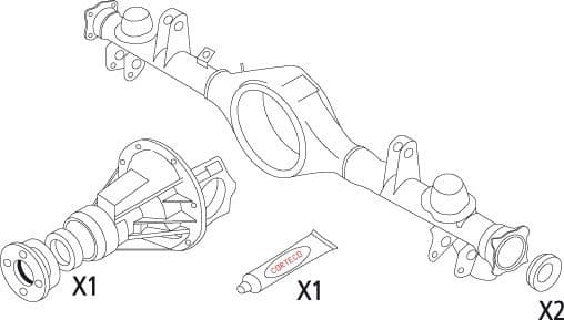 Gasket Set, differential 19536213