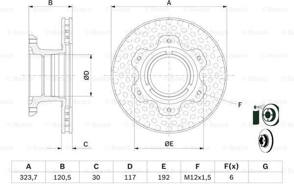 Brake Disc 0986479E48 - image 5