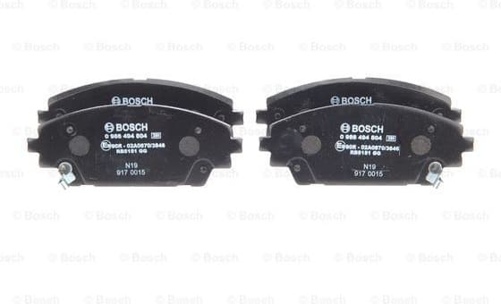 Brake Pad Set, disc brake 0986494804