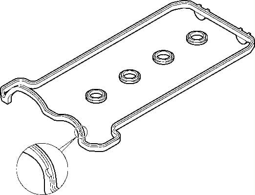 Gasket valve cover 475.860
