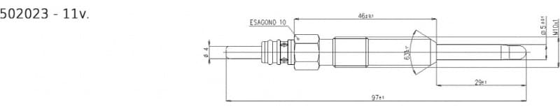 Glow plug ECO 502023