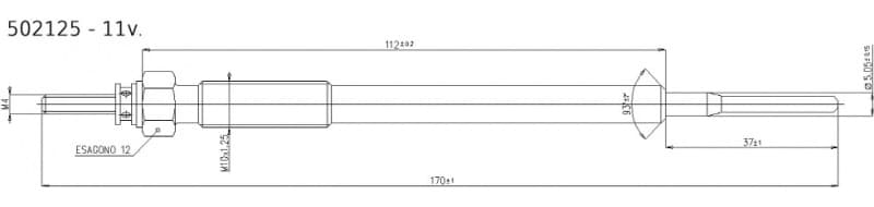Glow plug ECO 502125
