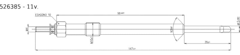 Glow plug ECO 526385