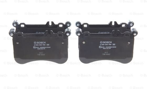 Brake Pad Set, disc brake 0986494780