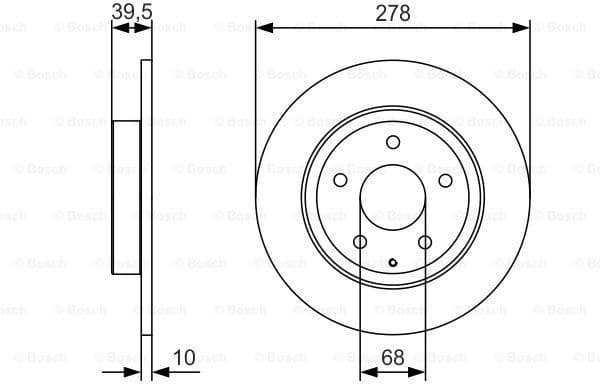 Brake Disc 0986479C22