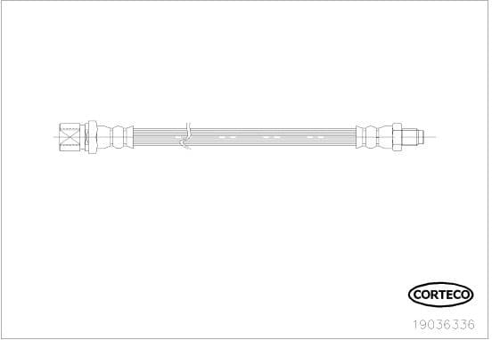 Brake Hose 19036336