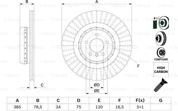 Brake Disc 0986479E29 - image 5